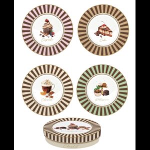 R2S.924SWEM Porcelán desszerttányérszett 4db-os