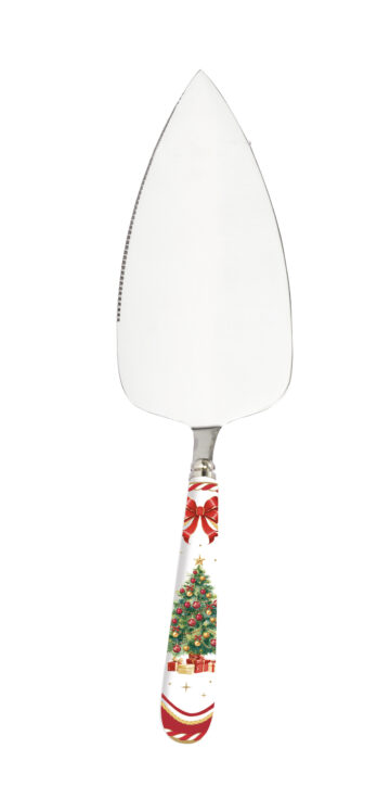 Rozsdamentes süteményeslapát porcelánnyéllel, Christmas Tale