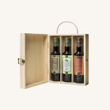 Díszdobozos exkluzív ajándék 3 üveg olívaolaj 250ml*3db