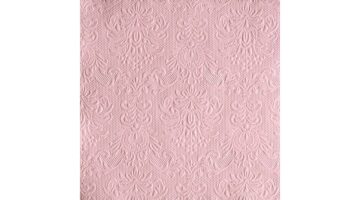 AMB.13311109 Elegance pastel rose dombornyomott papírszalvéta 33x33cm