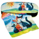 FRI.12511 Szemüvegtok textilbevonatú