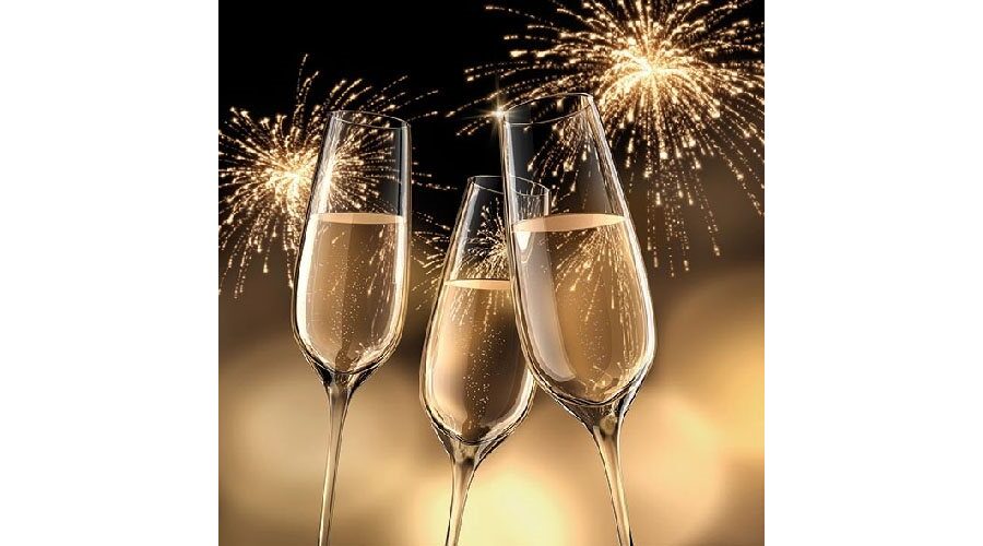 AMB.33310765 Celebration Gold papírszalvéta 33x33cm