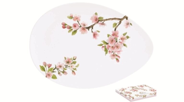 R2S.1086SAKU Porcelán kínálótál tojás forma