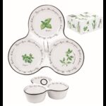 R2S.2217HERU Porcelán kínálótál 3 részes 20