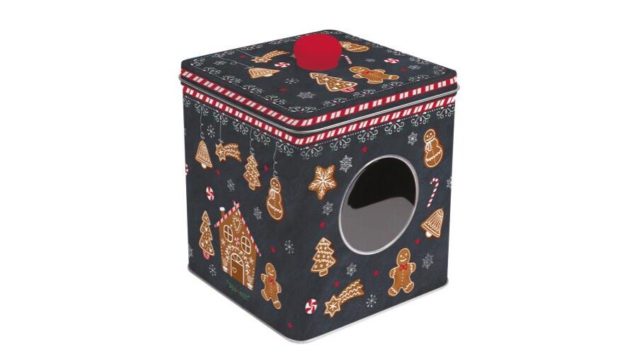 R2S.092GING Ablakos fémdoboz 13x13x14