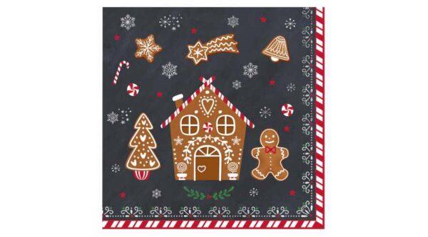 R2S.414GING Papírszalvéta 33x33cm