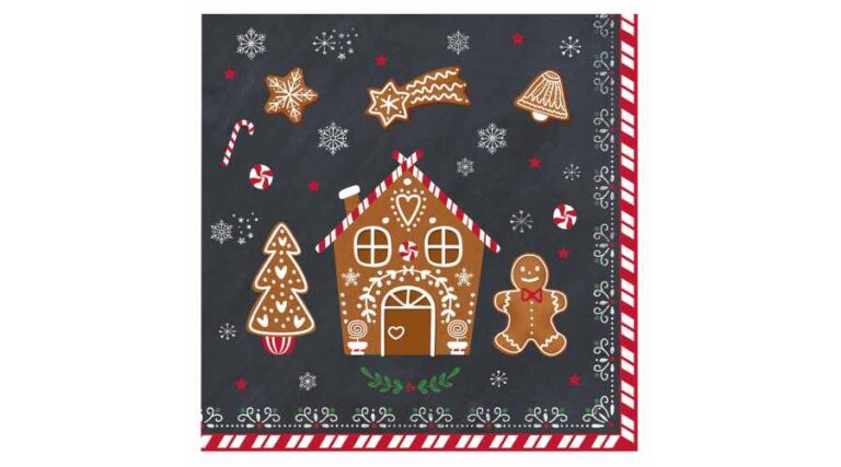 R2S.414GING Papírszalvéta 33x33cm