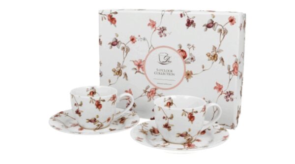 D.G.24180 Porcelán eszpresszócsésze+alj