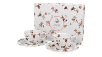 D.G.24180 Porcelán eszpresszócsésze+alj