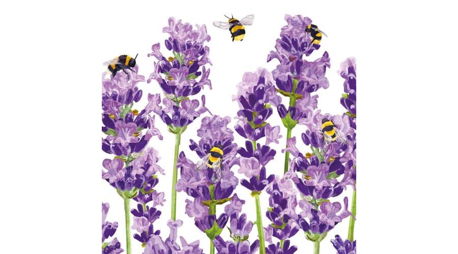 PPD.C1333956 Bees & Lavender papírszalvéta 33x33cm