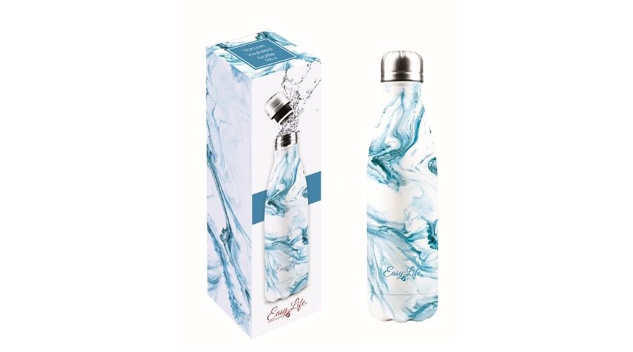 R2S.2300AQUA Duplafalú rozsdamentes acél hőtartó útipalack 500ml