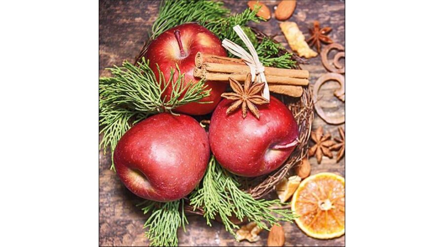 AMB.33315300 Winter Apples papírszalvéta 33x33cm
