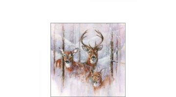 AMB.32515305 Wilderness Stag papírszalvéta 25x25cm