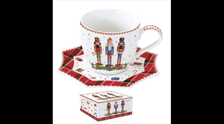 R2S.1012VNUT Porceláncsésze+alj