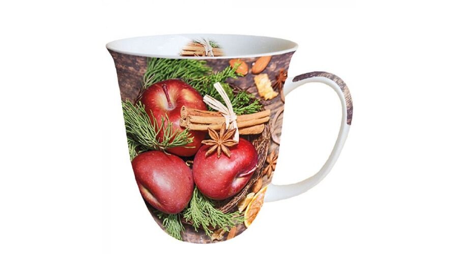 AMB.38415300 Winter Apples porcelánbögre 0