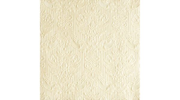 AMB.13306920 Elegance pearl cream dombornyomott papírszalvéta 33x33cm