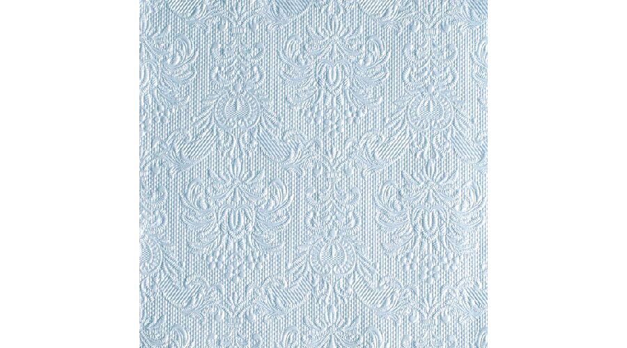AMB.13306921 Elegance pearl blue dombornyomott papírszalvéta 33x33cm