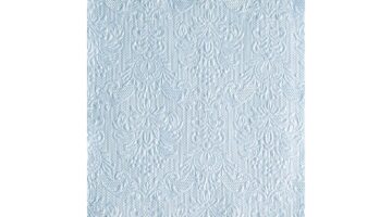 AMB.13306921 Elegance pearl blue dombornyomott papírszalvéta 33x33cm