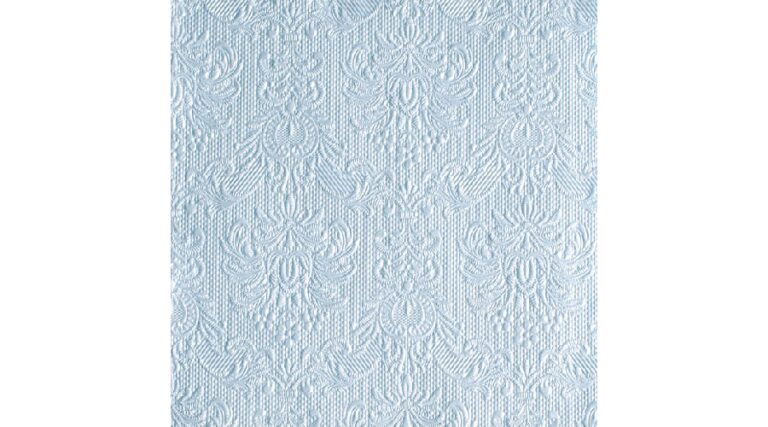 AMB.13306921 Elegance pearl blue dombornyomott papírszalvéta 33x33cm