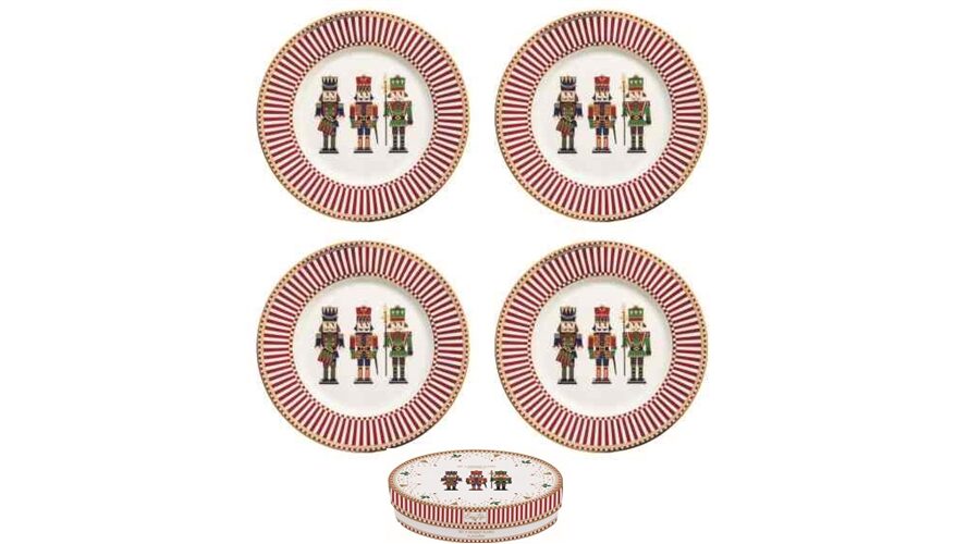 R2S.1100NUTC Porcelán desszerttányérszett 4db-os