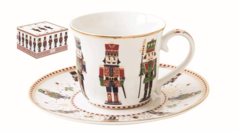 R2S.1106NUTC Porcelán teáscsésze+alj 200ml dobozban