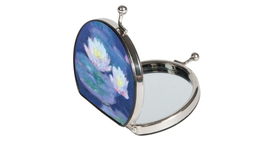 FRI.12333 Zsebtükör nagyítós textilbevonatú 7x7