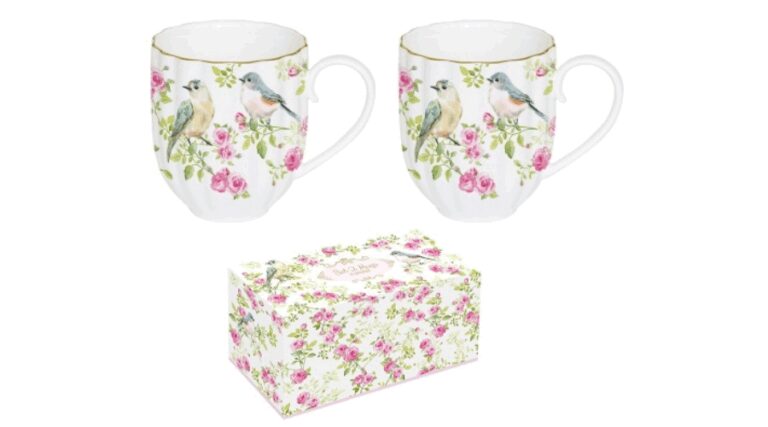 R2S.1281SPRI Porcelán bögreszett 2db-os 350ml dobozban