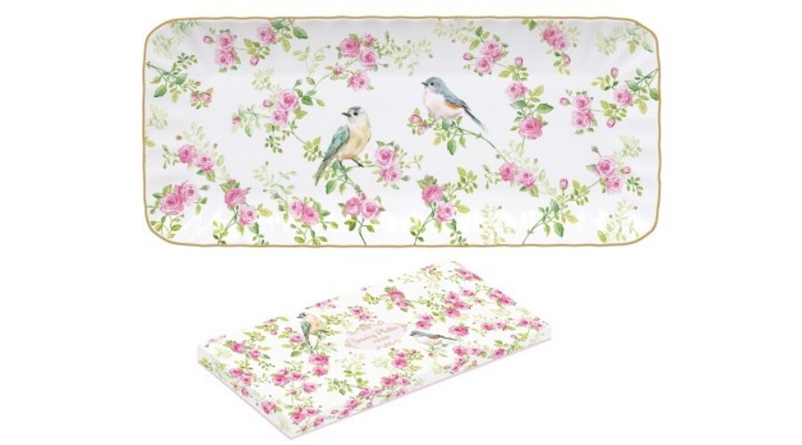 R2S.1289SPRI Porcelántálca 36x16cm dobozban