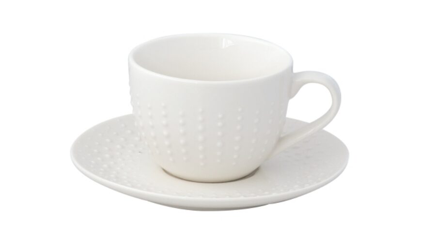 R2S.2765DROW Porcelán teáscsésze+alj 250ml