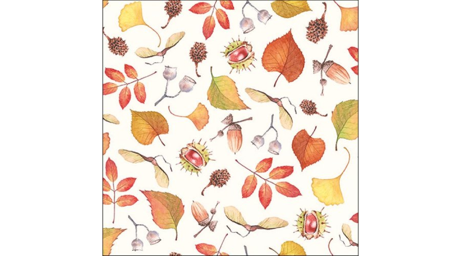 AMB.13316840 Autumn Details papírszalvéta 33x33cm
