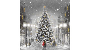 PPD.C333001390 La Fete de Noel papírszalvéta 33x33cm