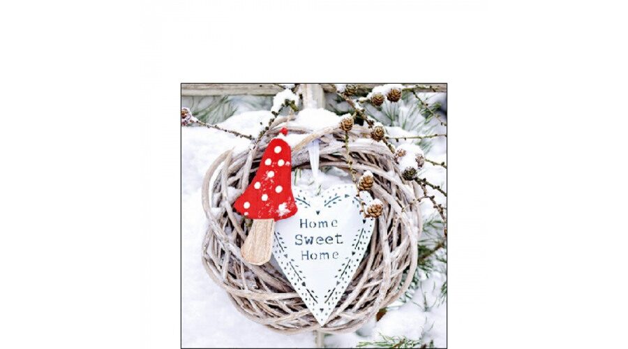 AMB.32516760 Home Sweet Home papírszalvéta 25x25cm