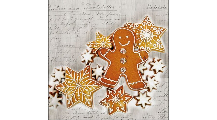 AMB.33316795 Christmas Baking papírszalvéta 33x33cm