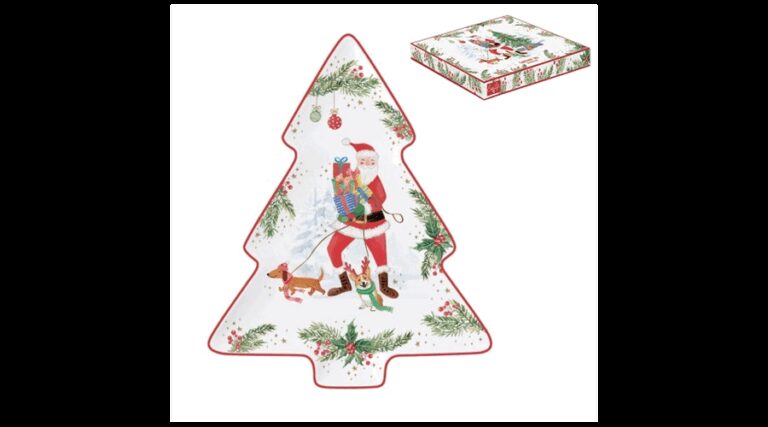 R2S.1481JOYF Porcelán fenyőtálca 20