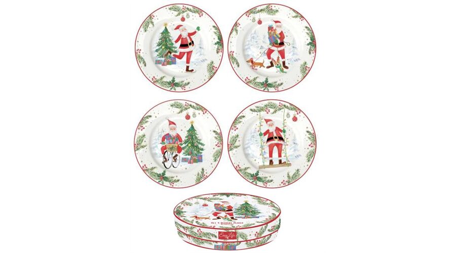 R2S.924JOYF Porcelán desszerttányérszett 4db-os