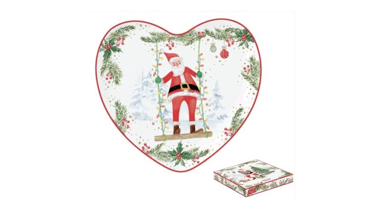 R2S.1480JOYF Porcelán szívtálca 20x19cm