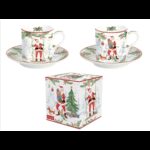 R2S.211JOYF Porcelán eszpresszócsésze+alj 75ml