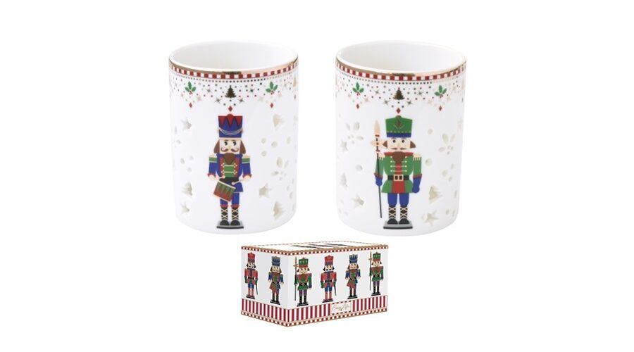 R2S.2196NUTC Porcelán mécsestartó pohár 2 db-os szett
