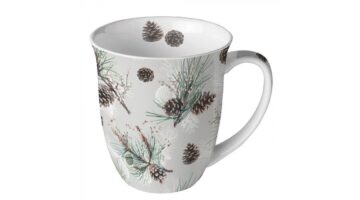 AMB.38416470 Pine Cone All Over porcelánbögre 0
