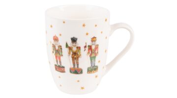 CLEEF.HLCMU Porcelánbögre diótörős 12x8x10cm/300ml