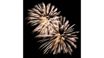 AMB.33316960 Golden Firework papírszalvéta 33x33cm