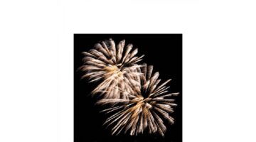 AMB.32516960 Golden Firework papírszalvéta 25x25cm