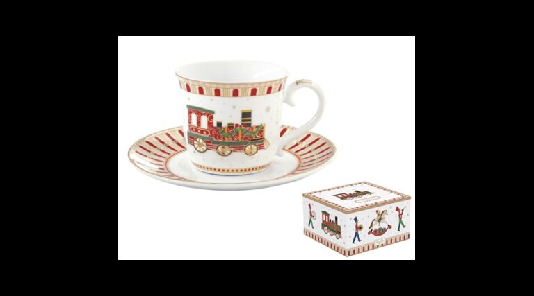 R2S.1106EXPR Porcelán teáscsésze+alj