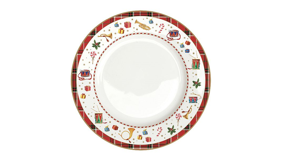 R2S.942VNUT Porcelán lapostányér 26