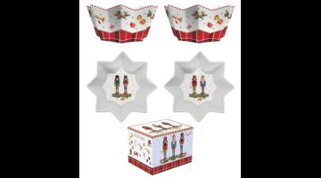 R2S.1008VNUT Porcelántál 2 db-os szett