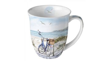 AMB.18417380 Bike at the Beach porcelánbögre 0