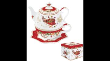 R2S.1096CHME Porcelán egyszemélyes teásszett 450/370ml