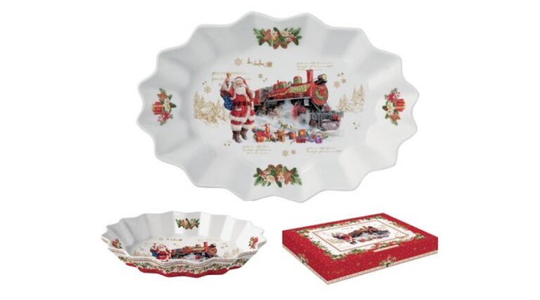 R2S.1241CHME Porcelán ováltálca 30x20