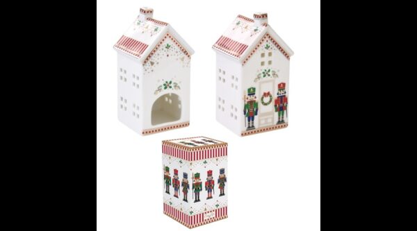 R2S.2194NUTC Porcelán mécsestartó házikó 6