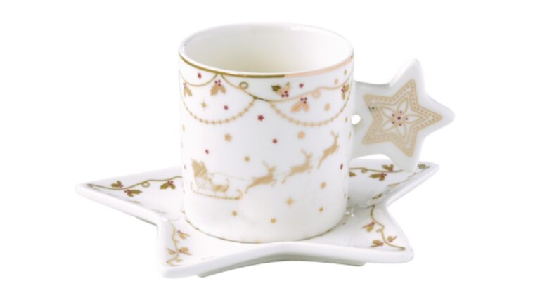 R2S.1321CHLI Porcelán teáscsésze+alj